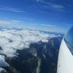 Flugwegposition um 10:22:05: Aufgenommen in der Nähe von Gußwerk, Österreich in 3596 Meter